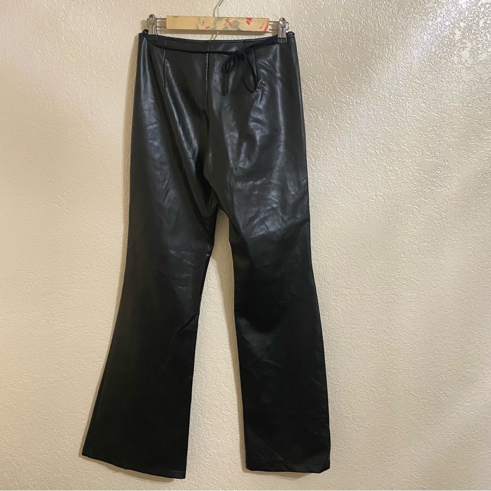 I am Gia tie faux leather pants - Picture 7 of 7